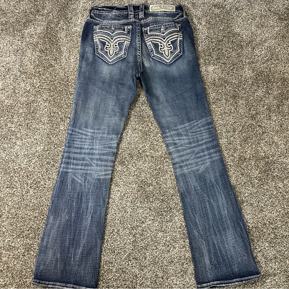 Rock Revival Denim - Rock Revival Malaga Women’s Sz 28 Mid Rise Bootcut Jeans